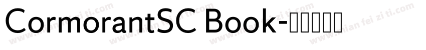 CormorantSC Book字体转换